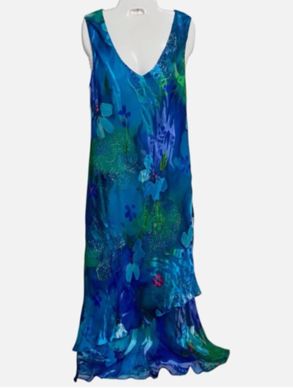 Simply Silk women’s large layered dress & jacket set